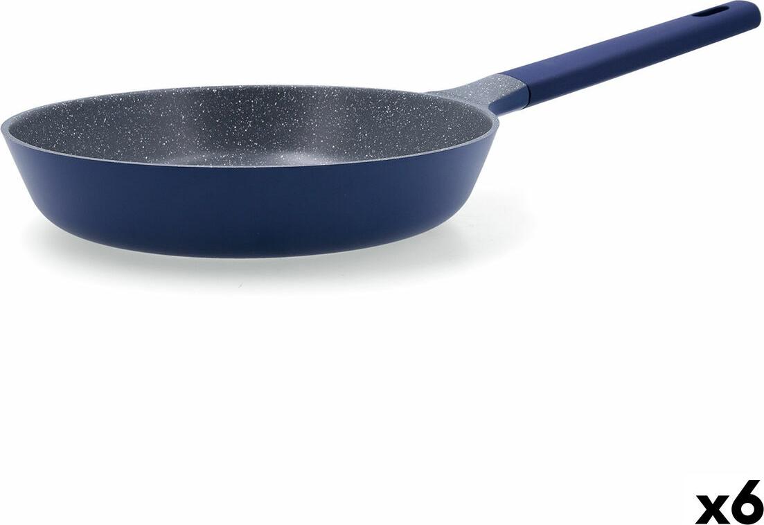Pfanne Pyrex Klein Blau Metall Ø 26 cm (6 Stück)