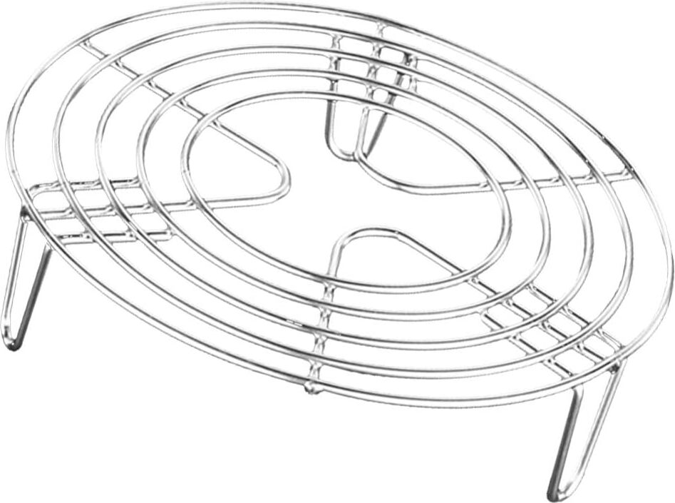 Jormftte Untersetzerständer, Dampfgestelle aus Edelstahl, runde Dampfgestelle, Multifunktionskorb, Dampfgestell für Schnellkochtöpfe, für Instant Pot, 16 x 16 x 4 cm KAU-LR-HT-YWC-20250607-16