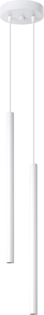 Pendelleuchten PASTELO 2 weiß 2xG9 8W Stahl 118x15x15cm Sollux Lighting