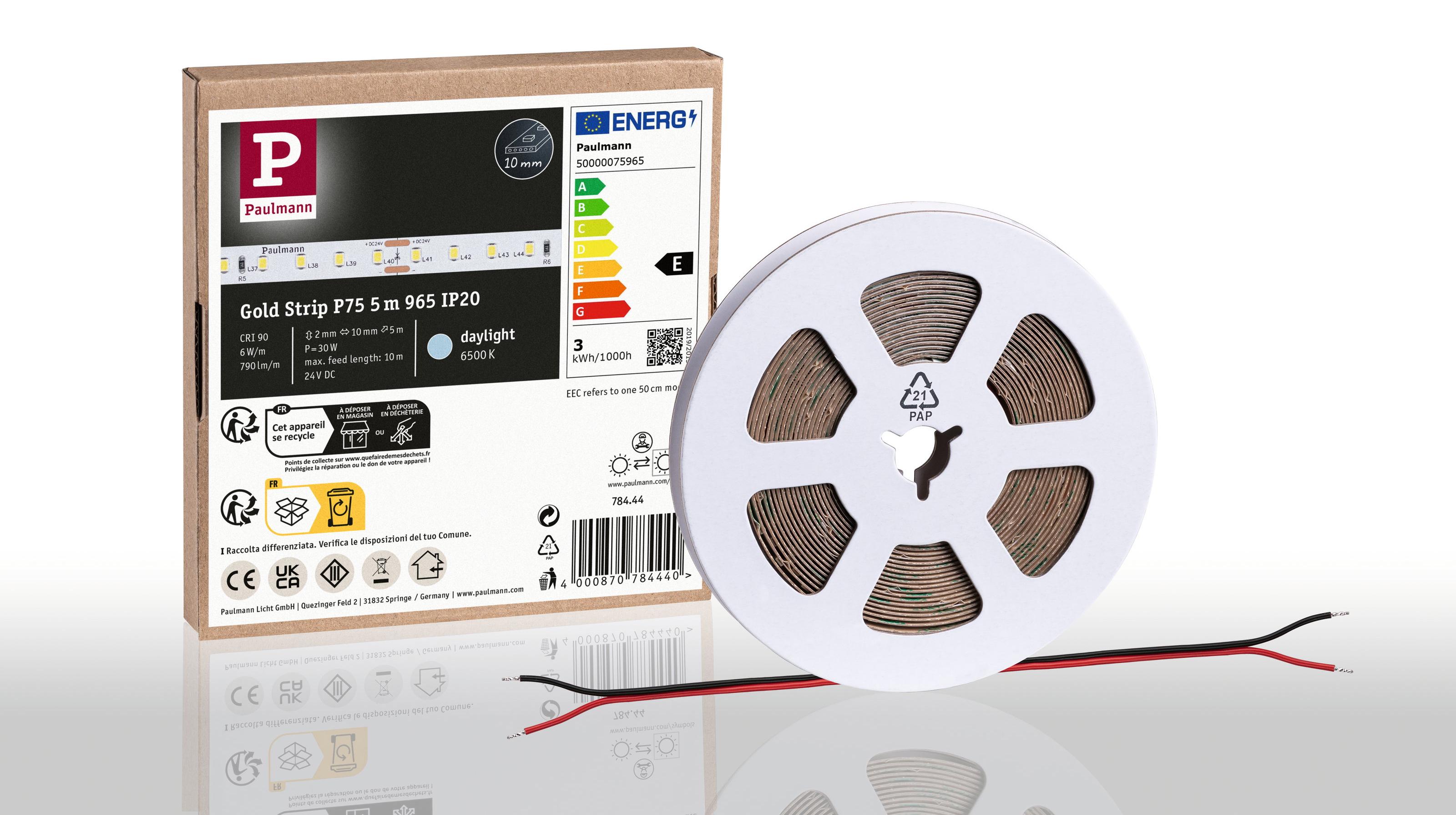 Paulmann Pro Strip LED Strip Gold P75 965 78444