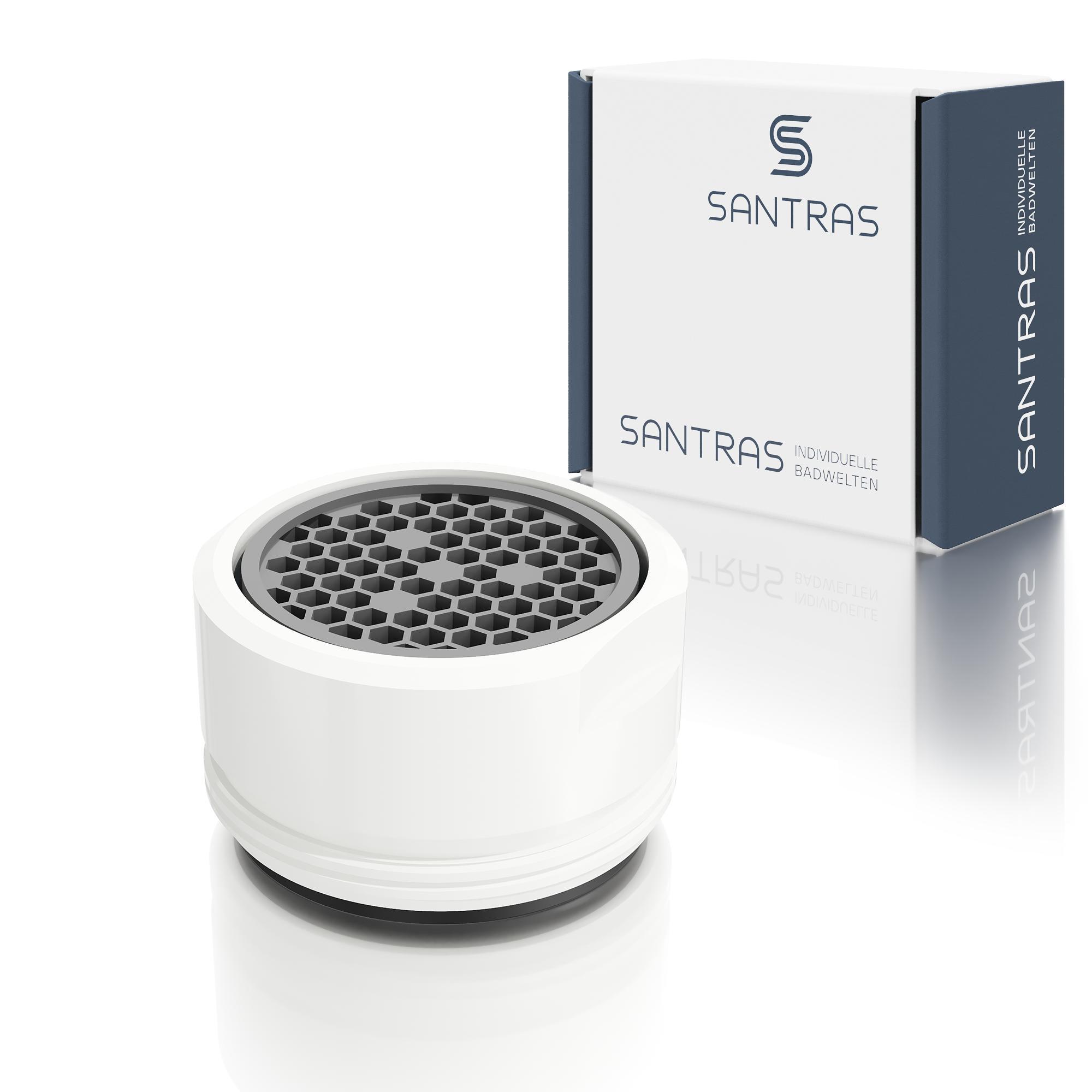 Santras GmbH SANTRAS® Luftsprudler M24 in Weiß (RAL 9003) 40750