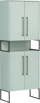 Hochschrank Möbelpartner Limone BxHxT 65,2 x 183,4 cm x 33,1 cm Frontfarbe mintgrün 701700