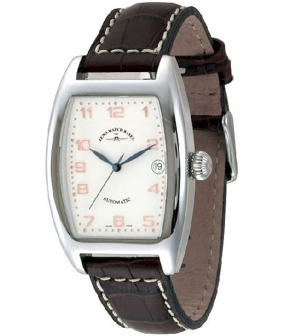 Zeno-Watch - Náramkové hodinky - Pánske - Chrono - Tonneau OS Automatic Retro - 8080-f2
