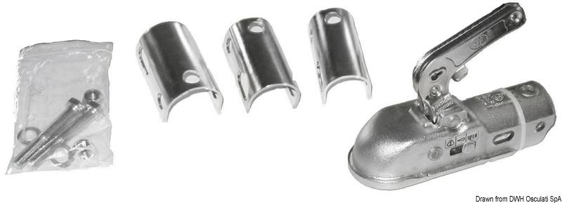 Typgenehmigter Abschlepphaken für extra große Bootstrailer - Osculati 02.010.72