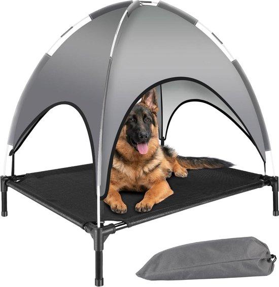 Famanu Hundehaus mit Dach für den Außenbereich - Bequemes Hundebett mit erhöhtem Design SHSHOP