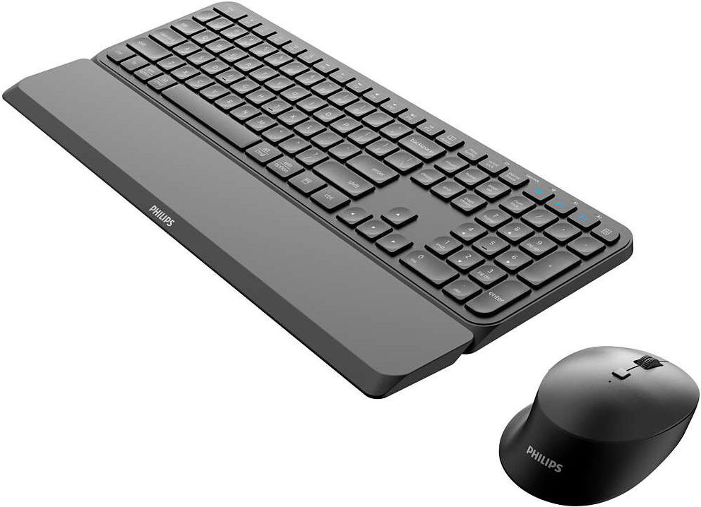 Tastatur mit Maus Philips SPT6607B/16 Schwarz