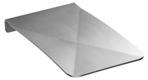 PROOX Tropfschale aus Edelstahl zur Wandmontage mit Farboptionen, Farbe:Edelstahl PR000099-3