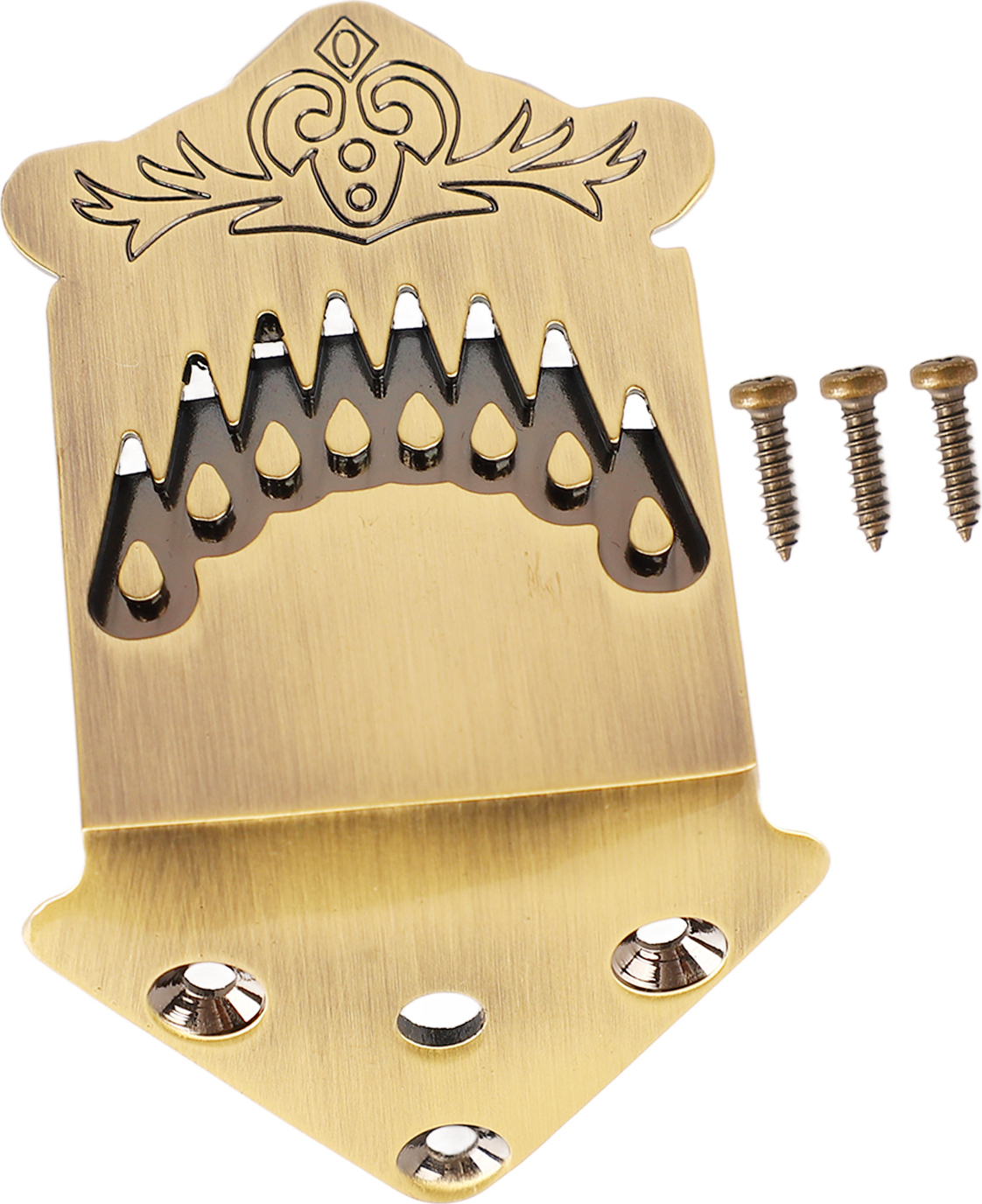 Cocosity 8 Saiten Mandolinensaitenhalter,Saiten-Mandolinensaitenhalter,Feder-Mandolinensaitenhalter,Metall-Mandolinensaitenhalter,Mandolinensaitenhalter,Mandolinenzubehör