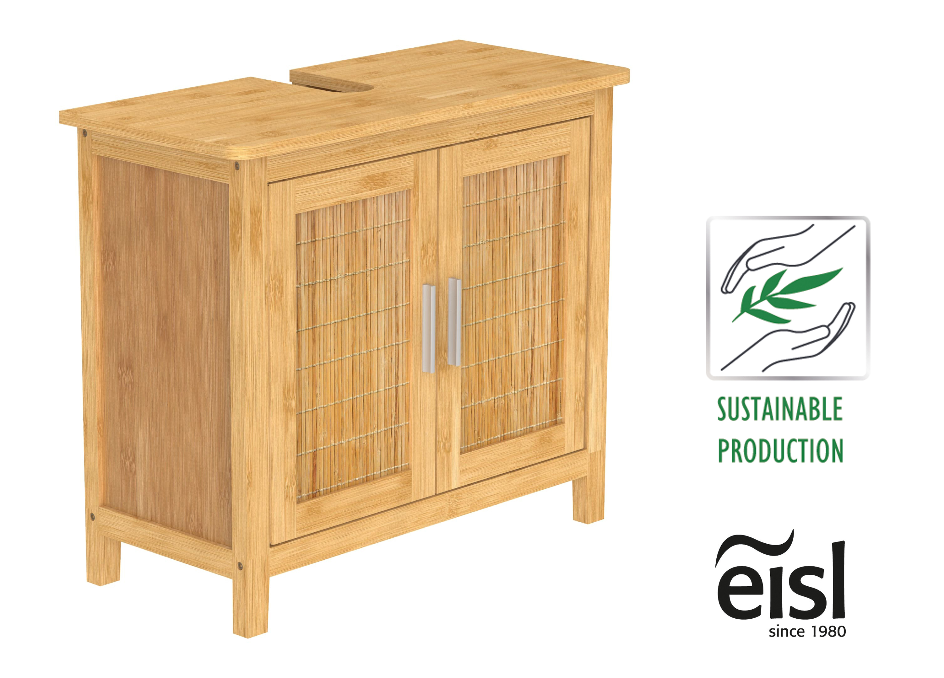 EISL Waschbeckenunterschrank Bambus