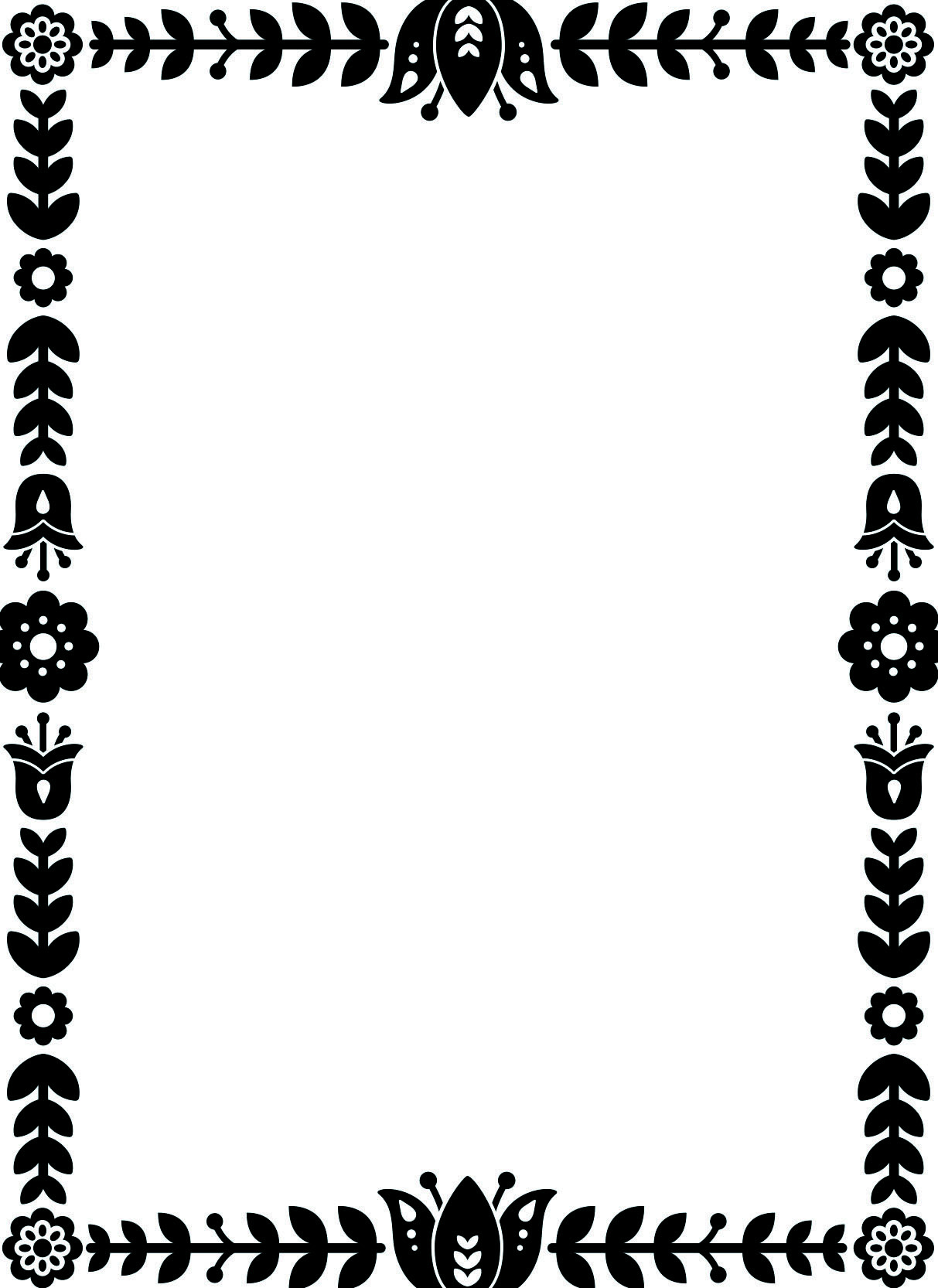 Darice Embossing-Prägeschablone floral border 14,6x10,8cm 1218-125