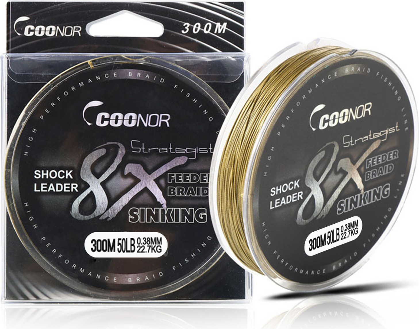 Aibecy 8 + 1 Braide Linie Geflochtene Angelschnur Sinking Angelschnur 300m PE Angelschnur