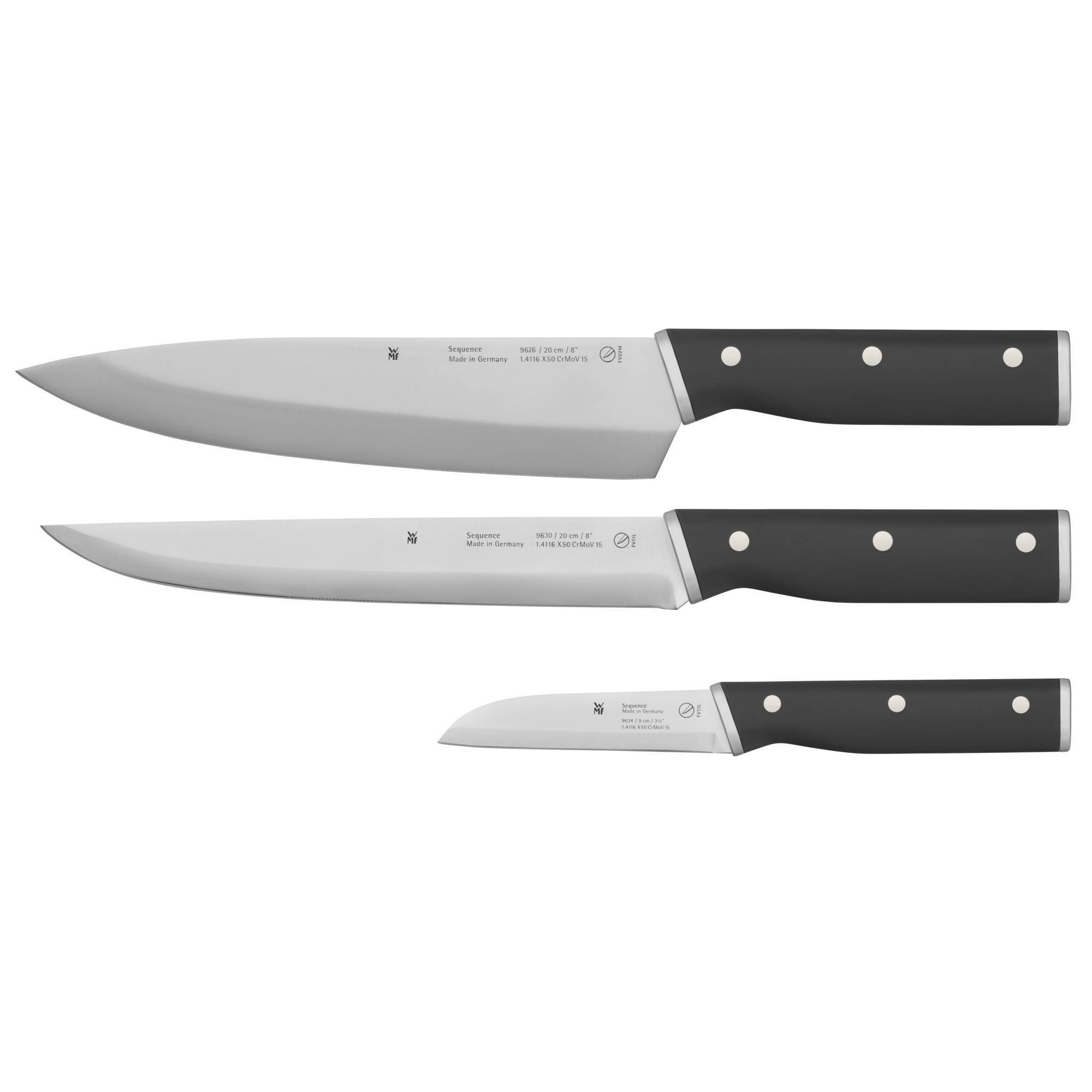 WMF Sequence Küche Messerset 3teilig