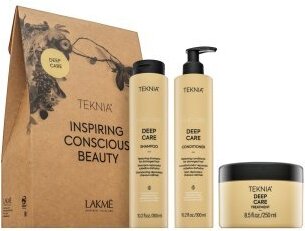 Lakmé Teknia Deep Care Pack Set für geschädigtes Haar 300 ml + 300 ml + 250 ml