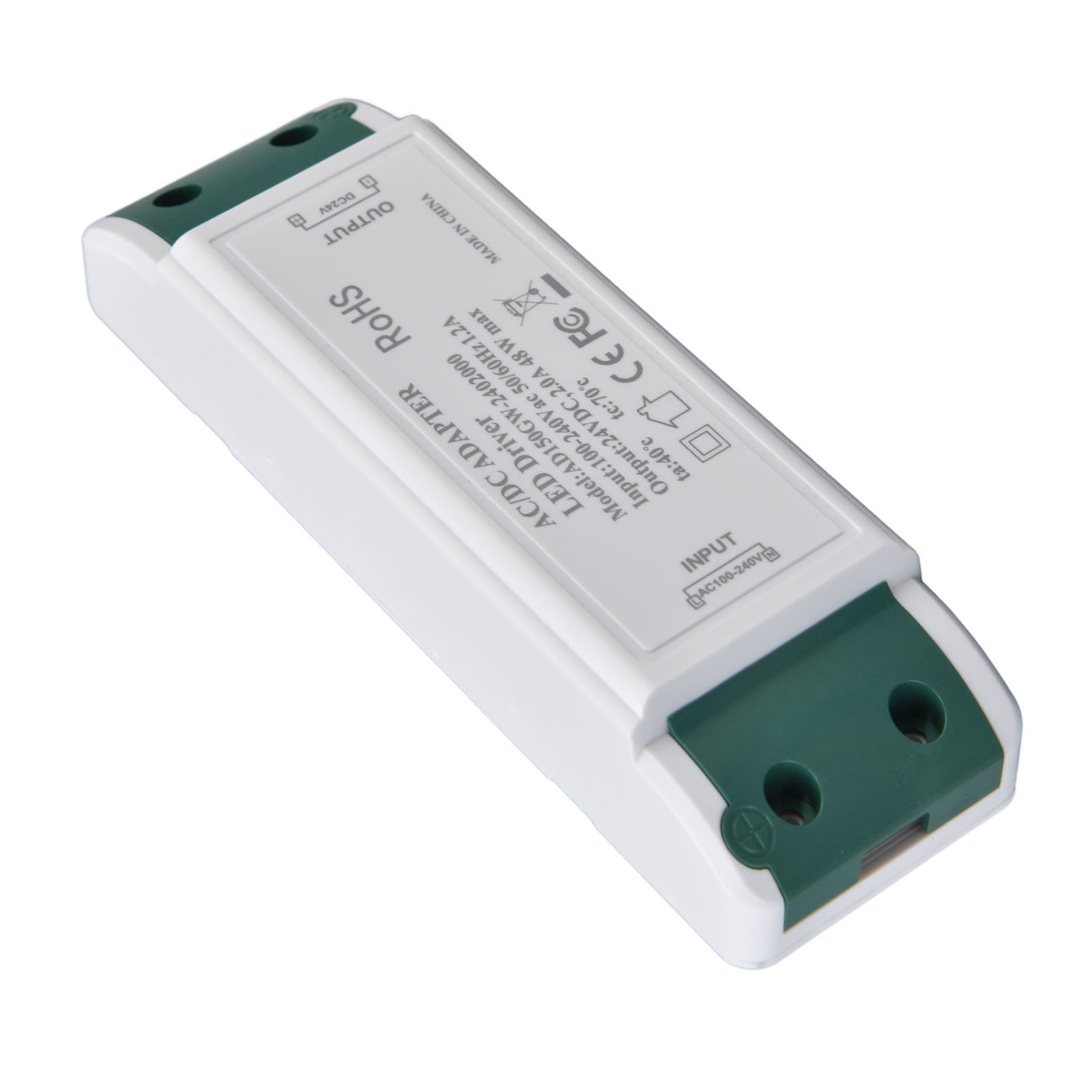 Cocosity LED-Treiber,LED-Transformator,LED-Netzteiltreiber,Konstantstrom-LED-Treiber,24V DC LED-Transformator,48W LED-Treiber