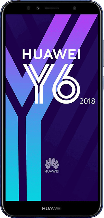 Huawei Y6, 14,5 cm (5.7"), 2 GB, 16 GB, 13 MP, Android 8.0, Modrá