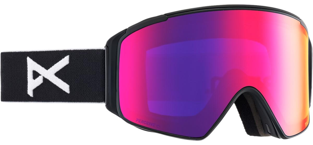Anon M4 CYLINDRICAL Black / Perceive Sunny Red + Lens + MFI Mask