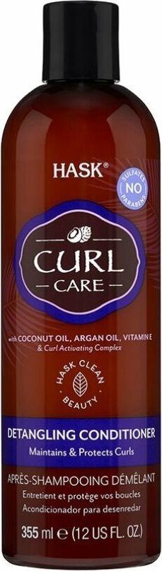 Hask Curl Care Detangling Conditioner für alle Lockenmuster, farbsicher und