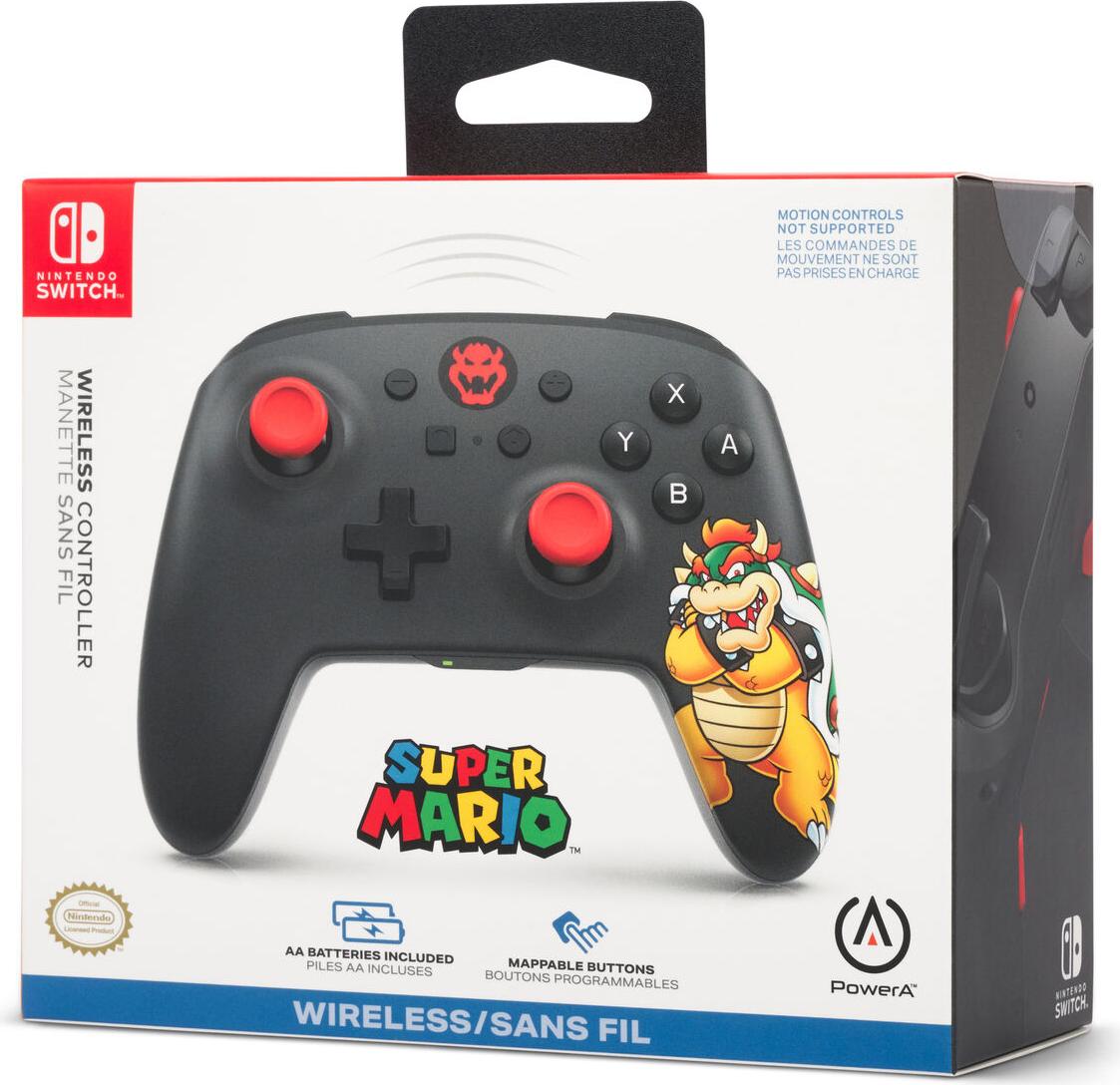 PowerA NSGP0251-01, Gamepad, Nintendo Switch, Nintendo Switch Lite, Nintendo Switch OLED, D-pad, Tlačidlo možnosti, Setting button, Tlačidlo štart, Analógový, Bezdrôtový, Bluetooth
