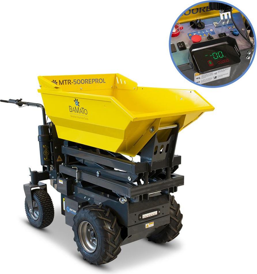 BAMATO Mini Transporter MTR-500REPROL mit Elektroantrieb & Liftfunktion