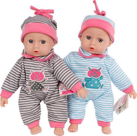 Babypuppe weich 26cm 2fach sortiert, Van Manen 10290310