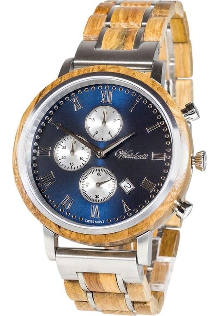 Otto Christoffel GmbH Herren-Chronograph "Whisky Swiss", Holz, Natur SEO2