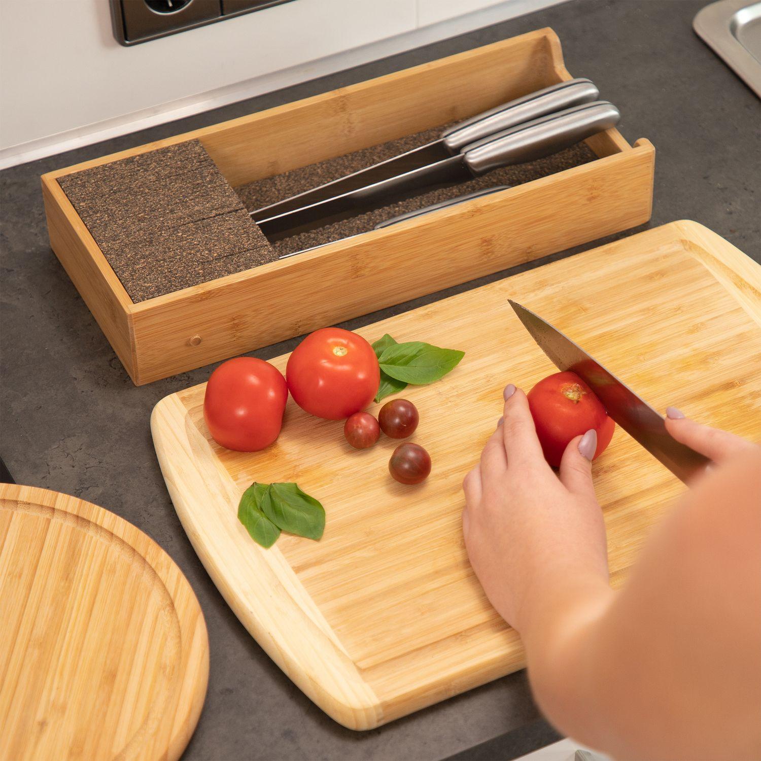 B2X Messerhalter aus Bambus