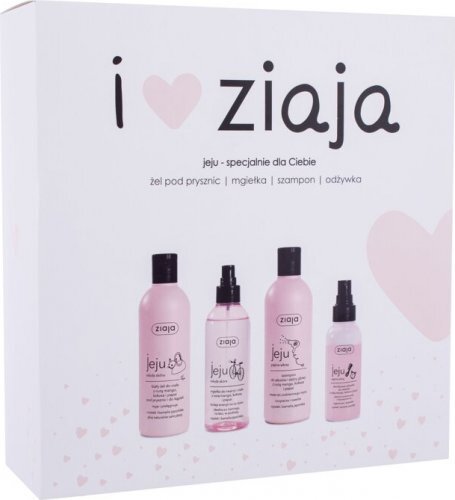 Zbierka starostlivosti o pleť Jeju - Sprchový gél, Mlha, Šampón, Balzam - celkovo 925 ml