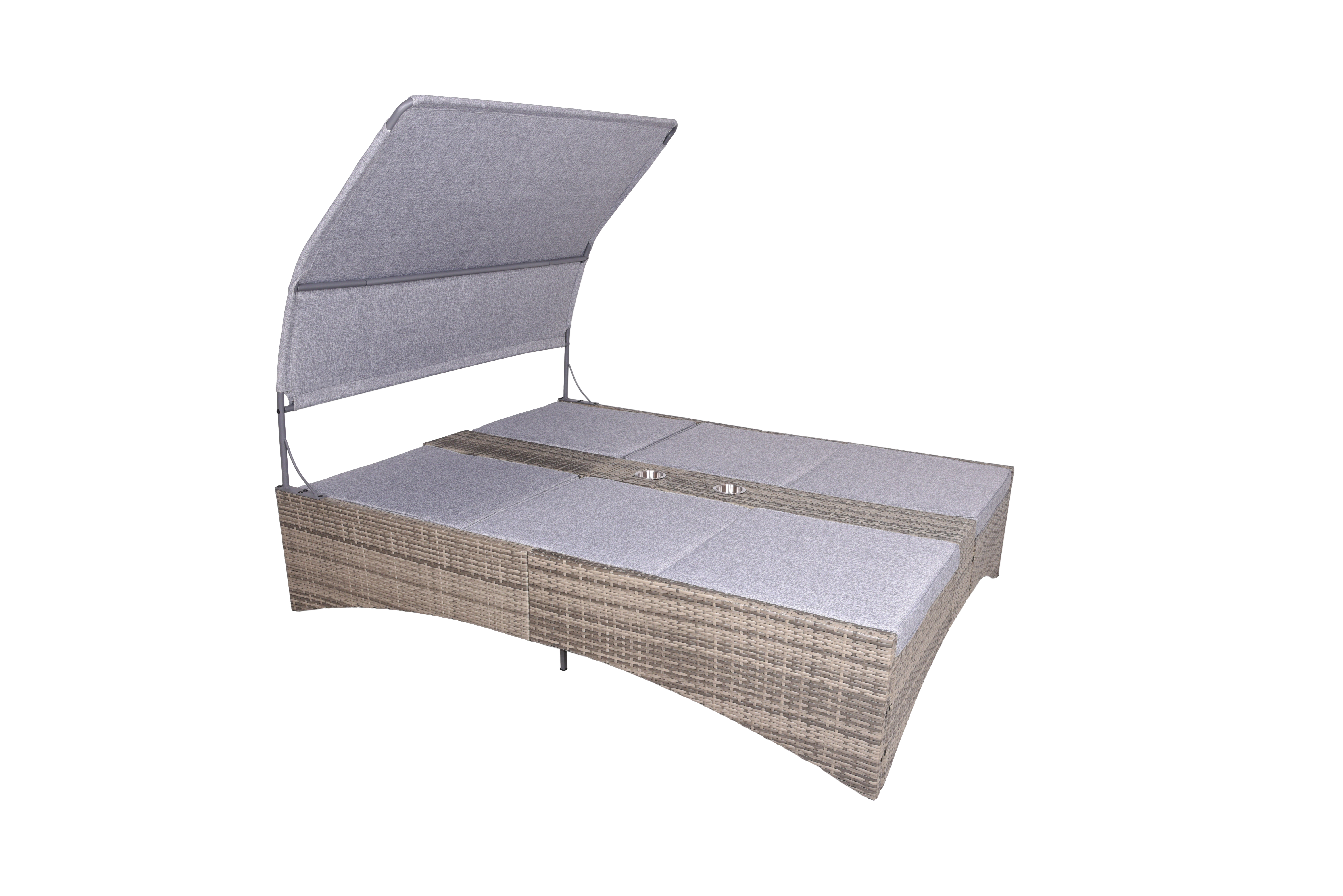 Doppelliege PESCARA, inkl. Sonnenblende