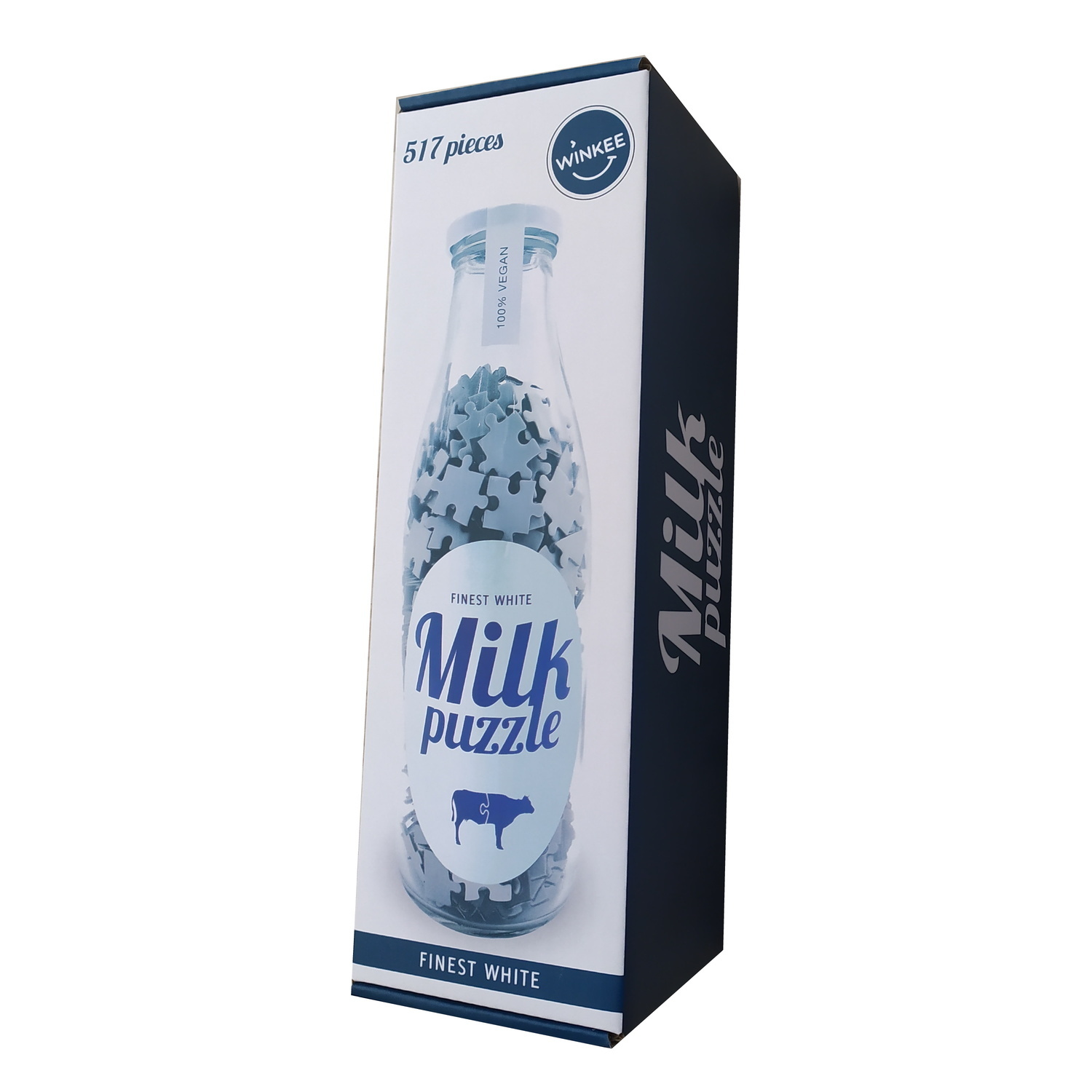 Winkee Puzzle Milchflasche 1,0 l 56 x 36 cm 517 Teile hoher Schwierigkeitsgrad 16270