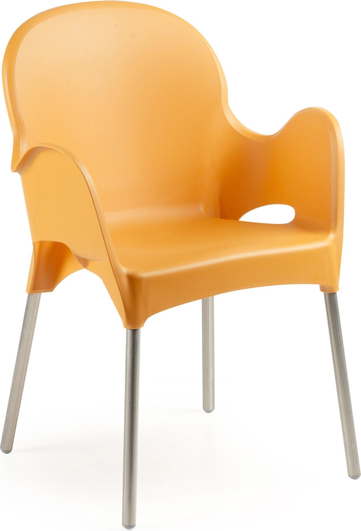 Dmora Vashti - Outdoor-Stuhl, Orange, ein Stuhl Italy