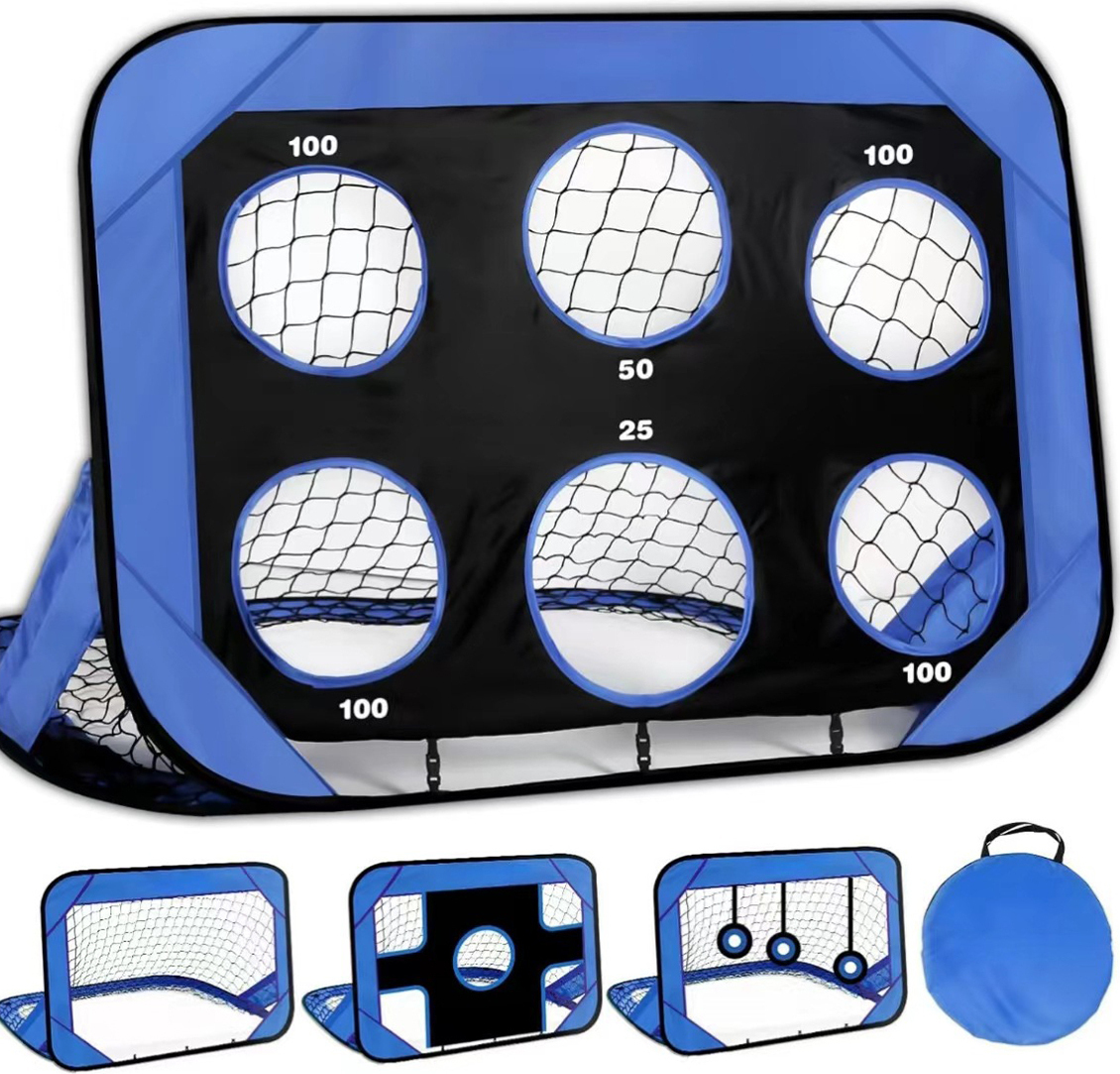 PodiuMax Pop-Up Fußballtor 1,8m - Mit Tragetasche & Hütchen - Ideal Für Garten & Strand