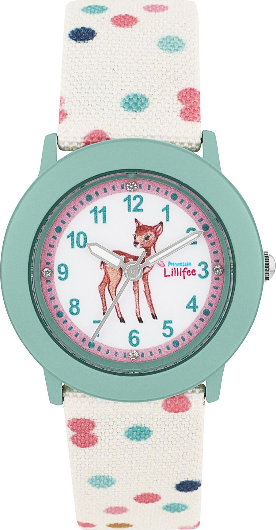Prinzessin-Lillifee Prinzessin Lillifee Uhr Kinder Armbanduhr Mädchenuhr Textil Rehkitz 2038626