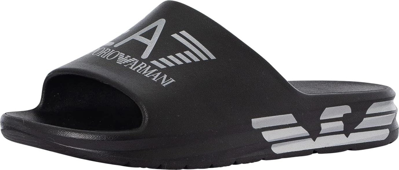 Armani EA7 Logo-Schieberegler, Schwarz 40 EU XBP008-XK337-N763
