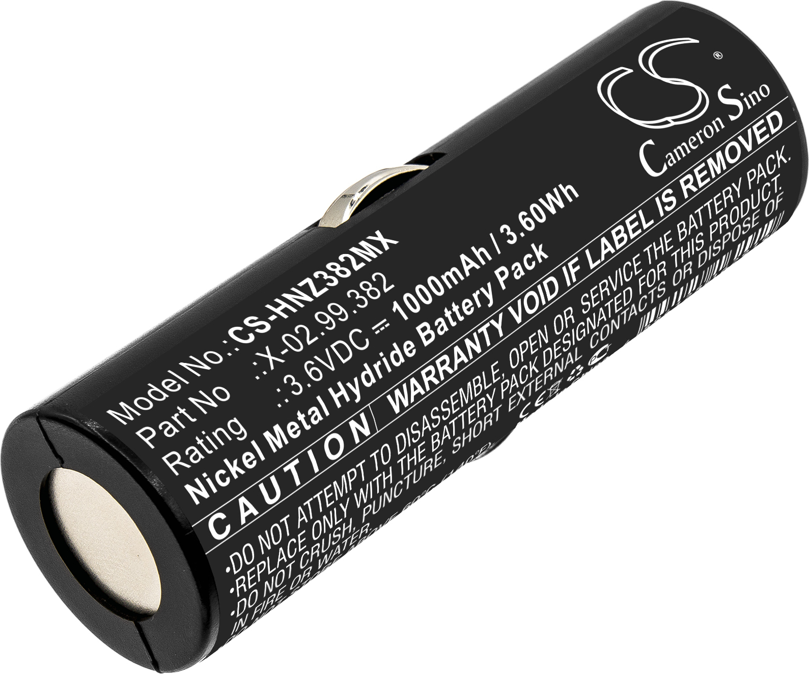 TECHTEK Akku Kompatibel mit [Heine] Beta Handles, ophthalmoscope Beta 200, ophthalmoscope Beta 200s, Short F.O. Laryngoscope Handle Ersetzt B12043, f