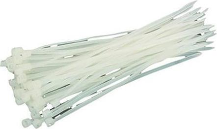 Kabelbinder Strend Pro CT66BW, 400x4,8 mm, 50 Stk., weiß, Nylon, zum Binden