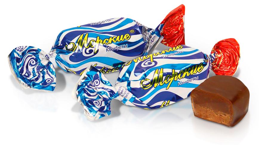 Roter Oktober Schokokonfekt - Morskie, in kakaohaltiger Fettglasur, 300 g