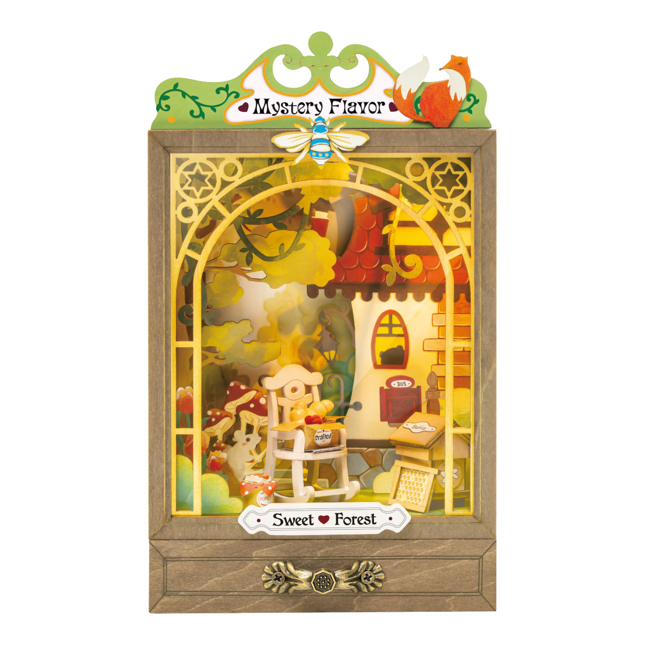 3D-Puzzle, Puppenhaus DIY Waldsüßigkeiten, Rolife, 37 Teile DS026