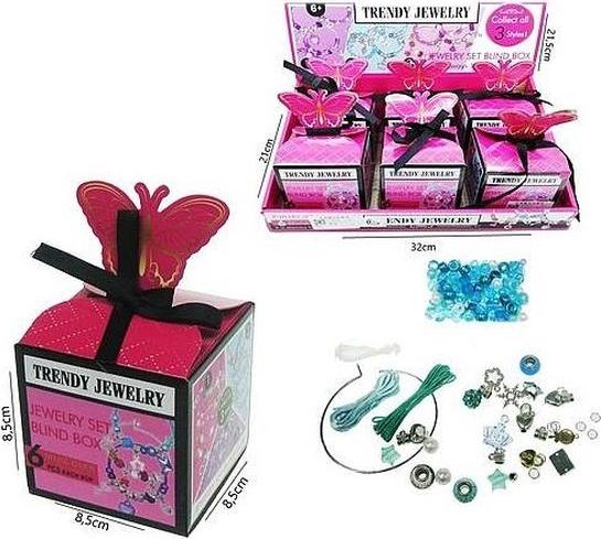 Hipo Überraschungs-Schmuckset.6/Schachtel HNK07 42801