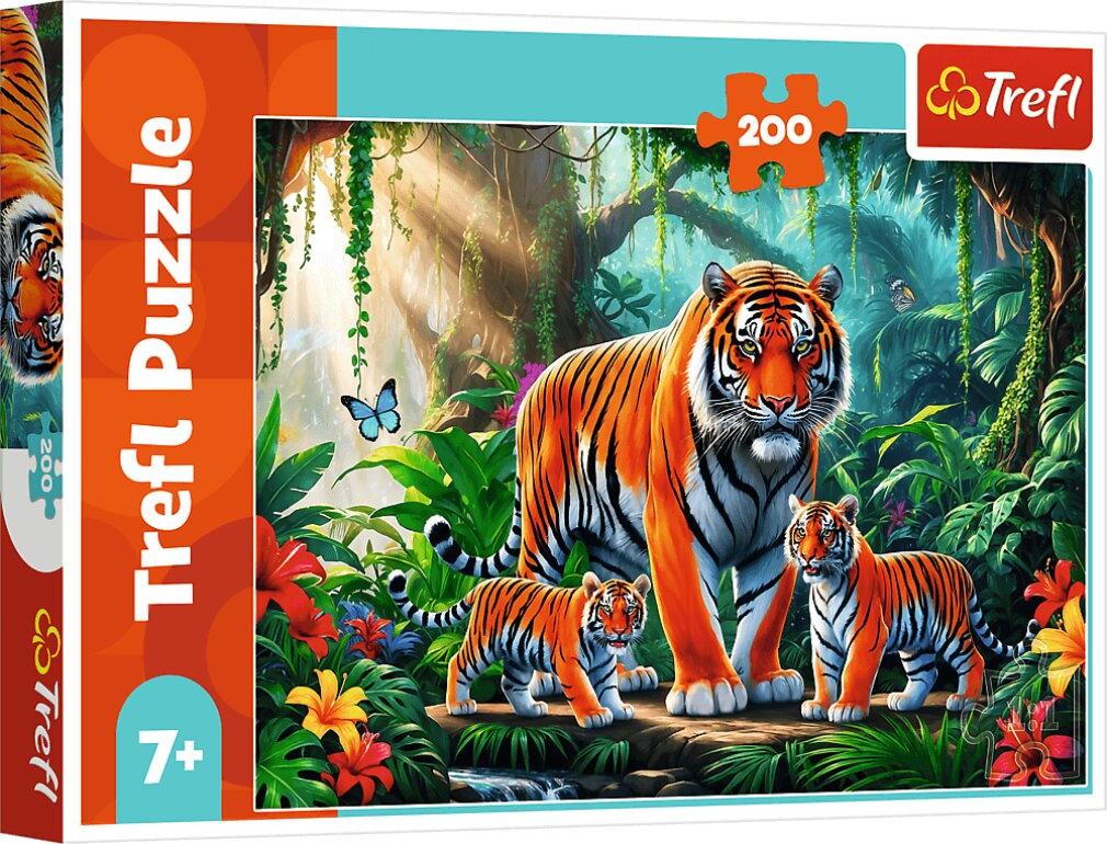 TREFL Puzzle Tiger Habits 200 Puppen 13330