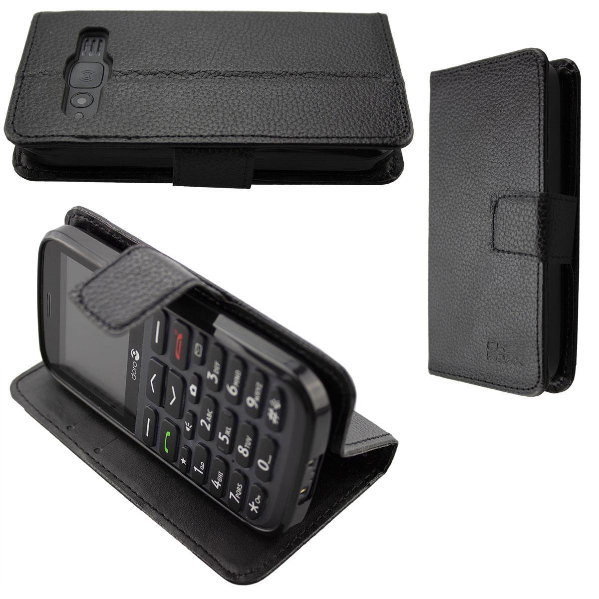 Doro Phone Case 1370 Bookstyle-Case Für Doro 1370/ 1372 In Schwarz