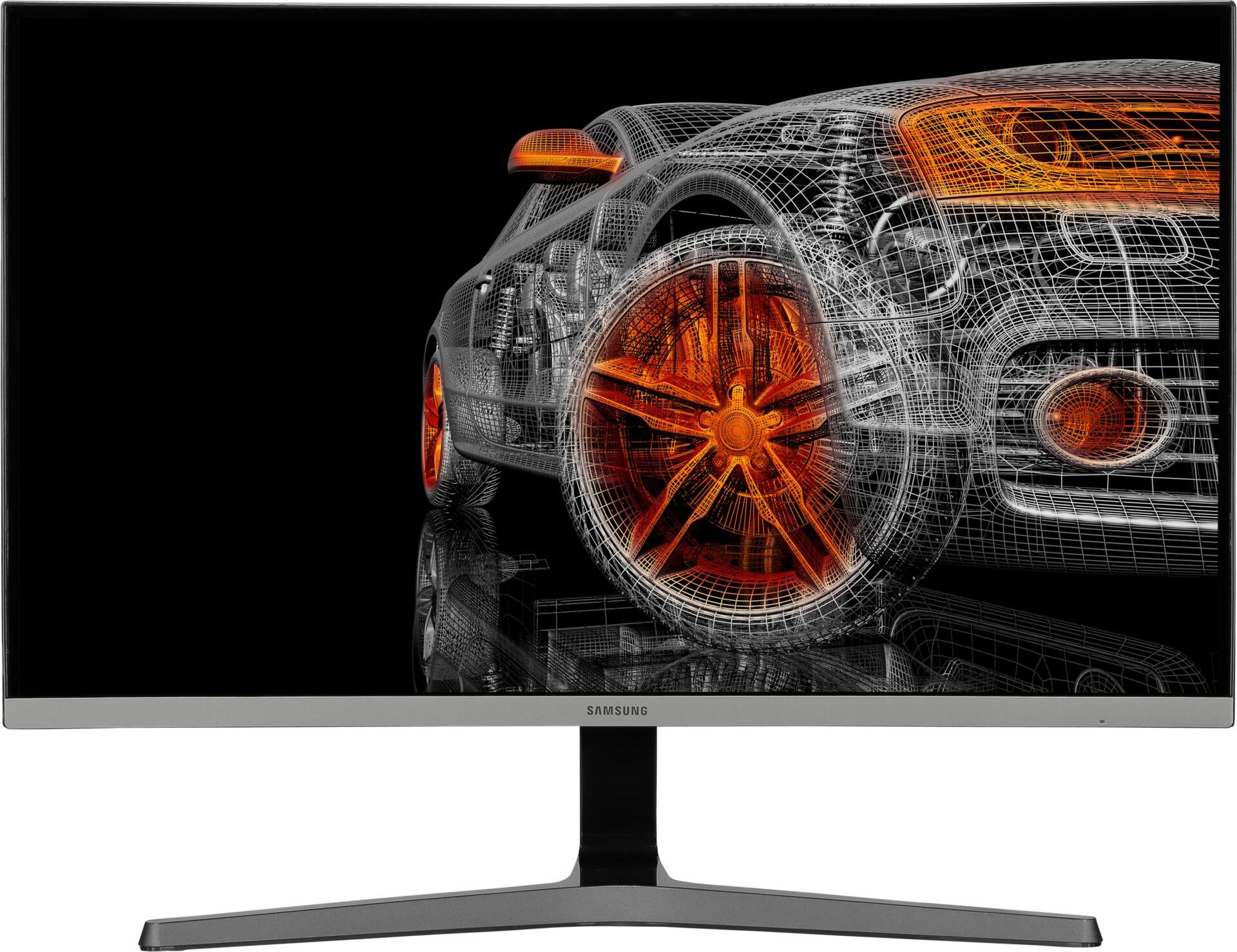 Samsung CR50, 68,6 cm (27"), 1920 x 1080 px, Full HD, LED, 4 ms, Modrá, Šedá