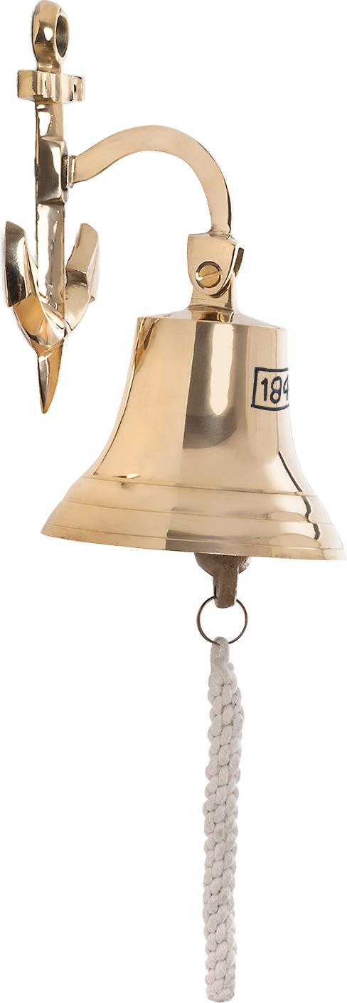 Moritz Schiffsglocke Messing 1841 mit Anker