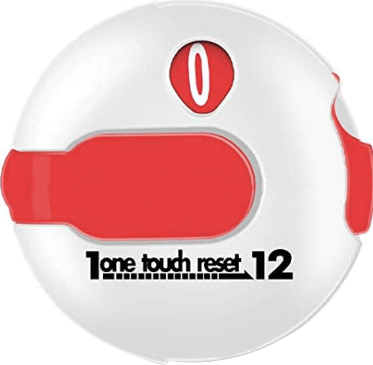 Homedvery Golf-Punktezähler, Mini-Schlag-Clicker, Tally-Tracker, One-Touch-Reset, Golf-Schlagzähler, Punktezähler-Aufsatz, bis zu 12 Schläge 4188189@Hdvery