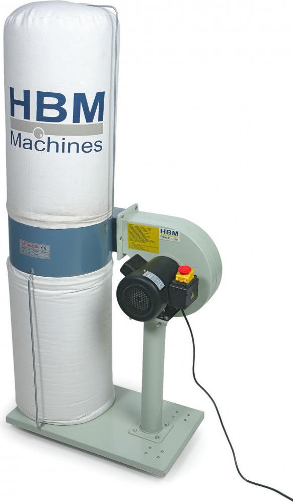 Staubabsaugung Absaugung, 230 Volt 900m³/h 1 PS 86,5dB, inkl. Fahrgestell