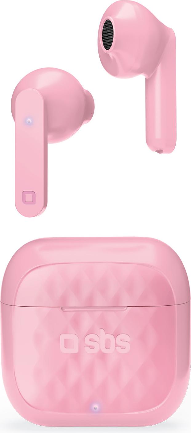SBS TEEARAIRFREETWSP Ružová náhlavná súprava do uší TWS Bluetooth s mikrofónom Výdrž batérie 3,5 h