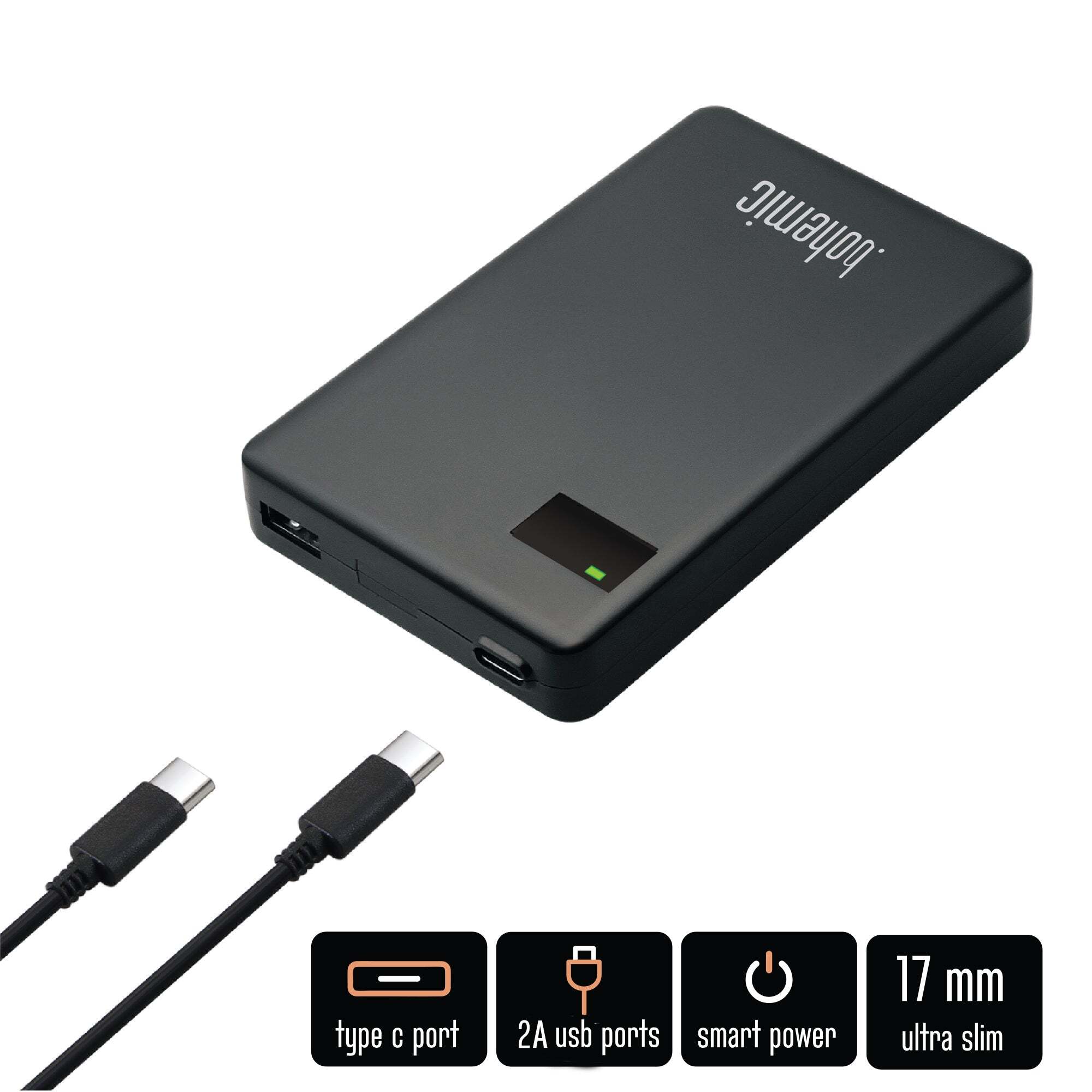 Bohemic BOH7382: Ultratenká 60 W nabíjačka pre notebooky a tablety