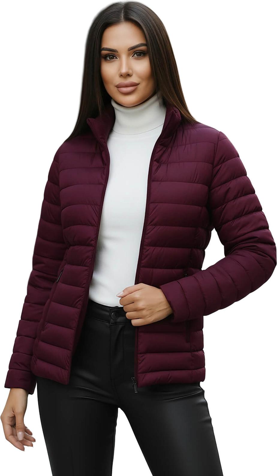 Damen Jacke Dunkel Weinrot OZONEE JS/16M9109/01Z M