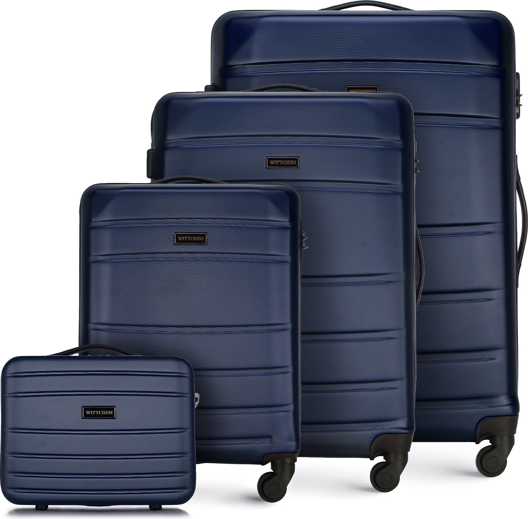 WITTCHEN 4tlg. Koffer Set Globe line Kollektion (H)77 x(B)54x(T)29cm 56-3A-65K-90