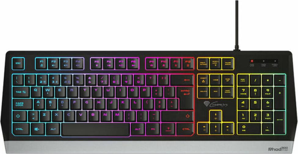 Gaming Tastatur Genesis NKG-1817 Qwerty Spanisch RGB Portugiesisch