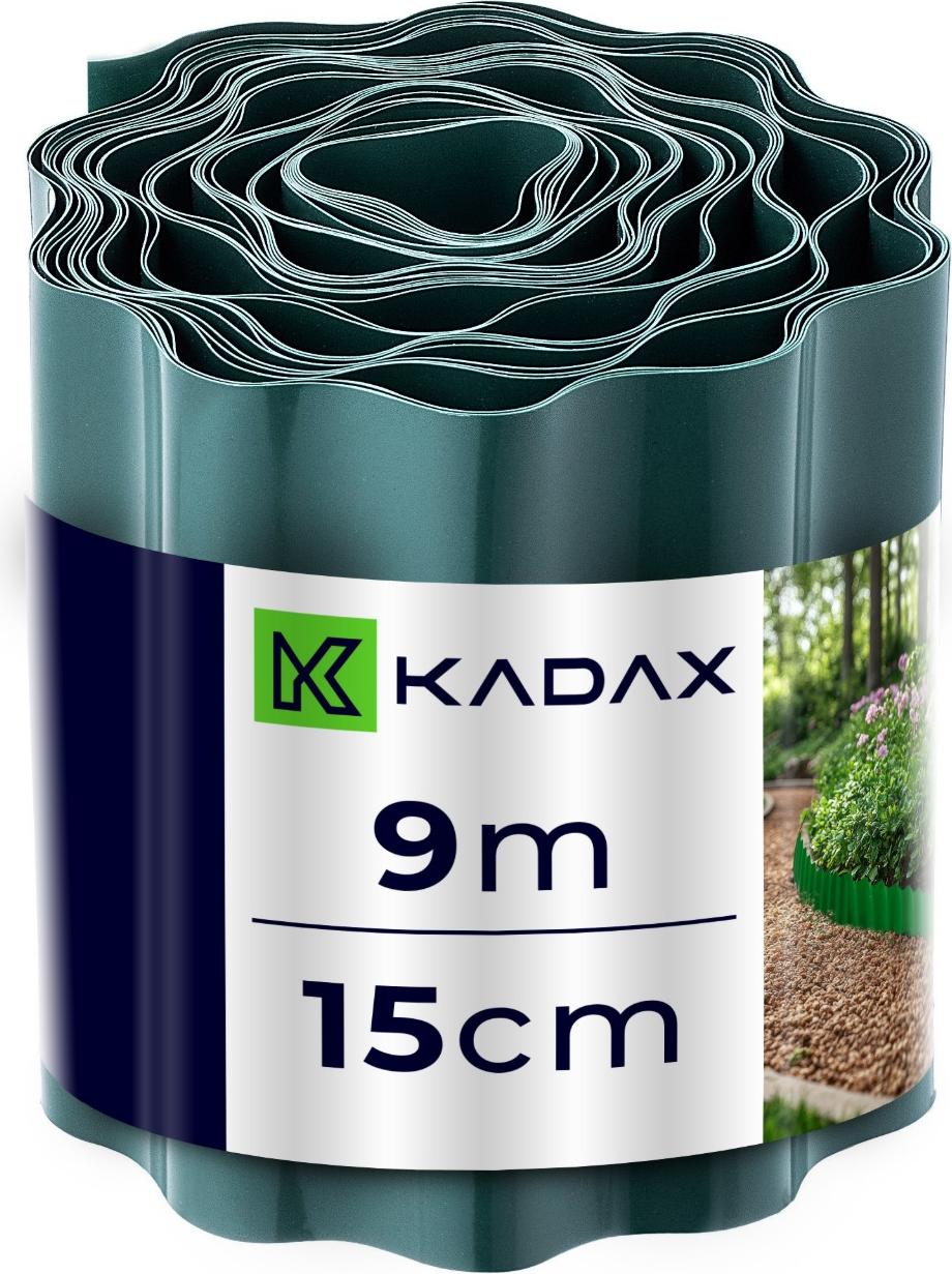 KADAX Rasenbegrenzung, Zaun 15 cm x 9 m